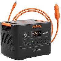 Jackery Explorer 3000V2 Solar Generator with DC8020 Car Charger Cable, 3072Wh LiFePO4, 2990W Output, Portable Power Station for Home Use, Outages, RVs