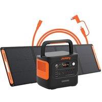 Jackery Explorer 2000V2 Portable Power Station + 200W Solar Panel + 5M Extension Cable, 2040Wh LiFePO4, 2000W AC & 100W USBC Output, 1Hour Fast Char