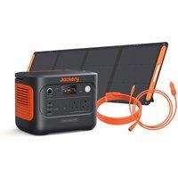 Jackery Explorer 1000 v2 Portable Power Station, 1070Wh LiFePO4 Battery, 1500W AC / 100W USB-C Output, 1 Hr Fast Charge, Solar Generator with 200W Sol