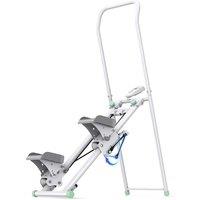 MERACH Stair Stepper, New Version Vertical Climber for Full-Body Workout, Foldable Cardio Stair Climber for Home Gym Exercise White