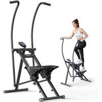 MERACH Stair Stepper for Home Gym Exercise, New Version Vertical Climber for FullBody Workout, Foldable Cardio Stair Climber with Extended Step Range