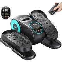 MERACH Under Desk Elliptical Machine for Home, Electric Elliptical Machine for Seniors with 12 Adjustable Speed, Quiet & Portable Seated Pedal Exercis