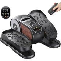 MERACH Under Desk Elliptical Machine for Home, Electric Elliptical Machine for Seniors with 12 Adjustable Speed, Quiet & Portable Seated Pedal Exercis