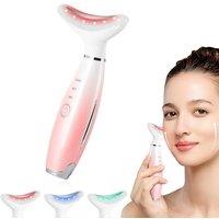 Face Massager Red Light Therapy Wand 3 Color 3 Modes 45C for Skin Tightening & Neck Lifting EMS Massage Face Toning Firming for Women 7 Color