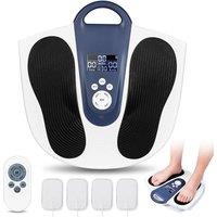 New Circulation MachineFoot Circulation Device, Circulation Booster for Feet and Leg, Cordless TENS & EMS Foot Circulation Machine with Vibration &