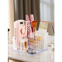 LIARTY Nail Drill Holder Tech: Small Mini Bits Organizer Storage Box (grey)