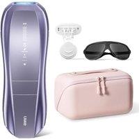 Ulike IPL Hair Removal Device Air 10 Deluxe, Laser Hair Removal Device for Women and Men Pain-Free Ice Cooling and Permanent Hair Reduction, Skin Sens