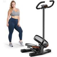 Sportsroyals Stair Stepper for Exercises, Twist Stepper with Resistance Bands and 150 kg Weight Capacity