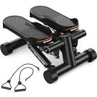 Sportsroyals Stair Stepper for Exercises, Twist Stepper with Resistance Bands and 150 kg Weight Capacity