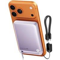 INIU Qi2 Certified Magnetic 45W Power Bank, Slim 10000mAh Fast Charging Portable Charger, with USB C in&Out Cable, Battery Phone Charger for iPhone 16