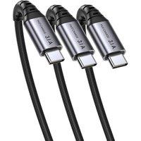 INIU USB C Charger Cable, [3 Pack 1m] USB A to USB C Cable 3.1A Fast Charging, Braided Phone Charger Type C Cable for iPhone 16 15 Samsung Galaxy S23