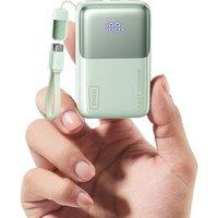 INIU Smallest Power Bank, 45W Fast Charging Mini Portable Charger, USB C in&out 10000 mAh Battery Pack, Travel Essentials Powerbank, Mobile Phone Powe