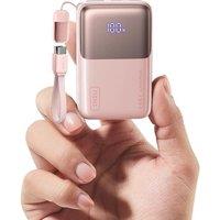 INIU Mini Power Bank, 45W Fast Charging 10000mAh Battery Pack USB C Input & Output Portable Charger, Small Portable Battery Bank for iPhone 16/15/14/1