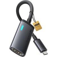 INIU USB C to HDMI Adapter, 4K@60Hz HDMI to USB C Adapter, 4K HDMI Converter for Macbook Air Macbook Pro, iPad Air, iPhone 17 16 Pro Max, Samsung 25 2