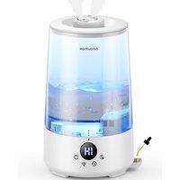 Homvana Humidifier for Bedroom, 3.6L Cool Mist Humidifiers, 360 Rotatable Mist, 34H Runtime, Quiet 16dB, Night Light, Air Humidifier for Baby, Plant
