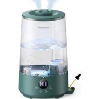 Homvana Humidifiers for Bedroom Home, 3.6L Cool Mist Top-Fill 34H Super Long Time, Quiet 16dB, Baby Humidifier, Oil Diffuser for Large Room, Plants, N