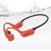 Swimming Headphones, IPX8 Waterproof Bone Conduction Headphones, MP3 Mode 32GB Memory, 10H Playtime, Bluetooth 6.0, Open Ear Underwater Headphones for