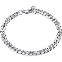 PROSTEEL Men Cuban Chain Bracelet for Men, 6 MM Width, 19-21CM Length, 316L Stainless Steel/Gold Tone/Black (Send Gift Box) 1-stainless Steel 21.0 Cen