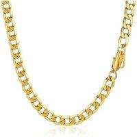 PROSTEEL Mens Curb Chain Necklace, Cuban Link Chains Silver/Gold Plated/Black, 4mm/6mm/9mm/13mm Width, 18"-30" Inches, Hip Hop Hypoallergenic 316L Sta