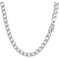 PROSTEEL Mens Cuban Chain Necklace, Curb Link Chains Silver/Gold Plated, 4mm/6mm/9mm/13mm Width, 18"-30" Inches, Hip Hop Jewellery -Send Gift Box 26"(