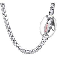 PROSTEEL Mens Necklace Chain Stylish Flat Box Chain Link Black/Silver/Gold Plated, Hypoallergenic 316L Stainless Steel Jewellery (with Gift Box) 18"(4