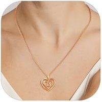 PROSILVER Sterling Silver Necklace for Women - Heart Celtic Cross Motherhood Triquetra Knot Pendant with Adjustable Chain - Celtic Infinity Love Jewel