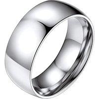 PROSTEEL Men's Stainless Steel Rings, 2/4/6/8MM Width Band - Send Gift Box 8mm V 1/2