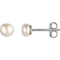 PROSILVER Women Freshwater Cultured Pearl Earrings, With 925 Sterling Silver Post, Hypoallergenic, 4/6/8/10MM-Send Gift Box A: 4mm