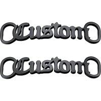 PROSTEEL 2 Pcs Personalize Name Shoe Buckle for Men/Women, Custom Shoe Decoration Charms, Monogram Initial/Nameplate Shoe ID Tags, Stainless Steel/Gol