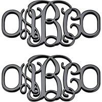 PROSTEEL 2 Pcs Personalize Name Shoe Buckle for Men/Women, Custom Shoe Decoration Charms, Monogram Initial/Nameplate Shoe ID Tags, Stainless Steel/Gol