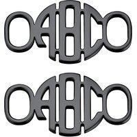 PROSTEEL 2 Pcs Personalize Name Shoe Buckle for Men/Women, Custom Shoe Decoration Charms, Monogram Initial/Nameplate Shoe ID Tags, Stainless Steel/Gol