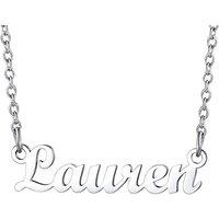 PROSTEEL Personalized Name Necklace Custom Name Pendant Dainty Jewellery Presents Gift for Women Girls Teenage Her, Stainless Steel/Gold Platd -Send G