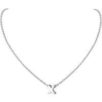 PROSILVER Sterling Silver Initial Necklace for Women,Letters A-Z 26 Alphabet Pendant, Adjustable Chain with S925 Stamp -Send Gift Box