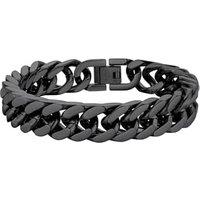 PROSTEEL Chain Bracelet for Men - Cuban Link Chunky Bracelet Silver/Gold Plated/Black 8MM/12MM/17MM Width, Hip Hop Jewellery 19/21/23CM Length for Men