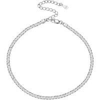 PROSILVER Women Sterling Silver Anklet, S925 Silver Ankle Bracelet Figaro/Cuban/Heart Foot Chain for Beach Summer - Send Gift Box 4-cuban 3mm