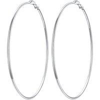 PROSTEEL Hoop Earrings for Women Large Hypoallergenic Lightweight 2MM Thin Big Hoops for Women Ladies 20/30/40/50/60/70/80/90/100MM - With Gift Box Si