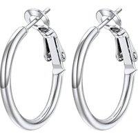 PROSTEEL Hoop Earrings for Women Large Hypoallergenic Lightweight 2MM Thin Big Hoops for Women Ladies 20/30/40/50/60/70/80/90/100MM - With Gift Box Si