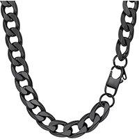 PROSTEEL Mens Cuban Chain Necklace, Curb Link Chains Silver/Gold Plated, 4mm/6mm/9mm/13mm Width, 18"-30" Inches, Hip Hop Jewellery -Send Gift Box 20"(