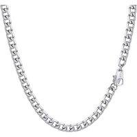 PROSTEEL Mens Cuban Chain Necklace, Curb Link Chains Silver/Gold Plated, 4mm/6mm/9mm/13mm Width, 18"-30" Inches, Hip Hop Jewellery -Send Gift Box 30"(