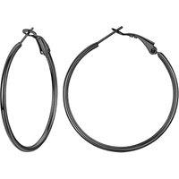 PROSTEEL Hoop Earrings for Women Large Hypoallergenic Lightweight 2MM Thin Big Hoops for Women Ladies 20/30/40/50/60/70/80/90/100MM - With Gift Box Bl