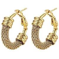 PROSTEEL Hoop Earrings for Women Large Stylish Big Hoops Hypoallergenic 316L Stainless Steel for Women Ladies Gold Plated/Black/Silver 20/30/40/50/60/