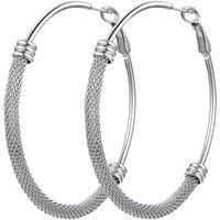 PROSTEEL Hoop Earrings for Women Large Stylish Big Hoops Hypoallergenic 316L Stainless Steel for Women Ladies Gold Plated/Black/Silver 20/30/40/50/60/