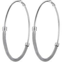 PROSTEEL Hoop Earrings for Women Large Stylish Big Hoops Hypoallergenic 316L Stainless Steel for Women Ladies Gold Plated/Black/Silver 20/30/40/50/60/