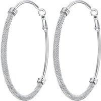 PROSTEEL Hoop Earrings for Women Large Stylish Big Hoops Hypoallergenic 316L Stainless Steel for Women Ladies Gold Plated/Black/Silver 20/30/40/50/60/