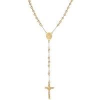 Catholic Rosary Beads Necklace with Virgin Mary Miraculous Medal and Cross Crucifix, Set with Pray Card and Book-shaped Gift Box for Men Women Catholi