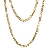 PROSTEEL Mens Necklace Chain Round Box Chain for Men Women Thin Black/Silver/Gold Plated Hypoallergenic 316L Stainless Steel Jewellery (with Gift Box)