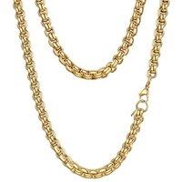 PROSTEEL Mens Necklace Chain Round Box Chain for Men Women Thin Black/Silver/Gold Plated Hypoallergenic 316L Stainless Steel Jewellery (with Gift Box)