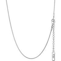 PROSTEEL Snake Chain Necklace with Sturdy Clasp, 2MM Thin Chain for Adding a Pendant, Mens Jewellery, 316L Stainless Steel Silver/Gold Plated/Black (W