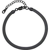 PROSTEEL Anklet for Women Adjustable Ankle Bracelet Cuban Link Foot Chain Summer Beach Jewellery Silver/Gold Plated/Black 316L Stainless Steel (Send G