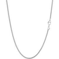 PROSTEEL Wheat Chain for Men 2/3mm Silver/Gold Plated/Black Stainless Steel Thin Chain for Pendant Necklace 18"-30" Length (Send Gift Box)